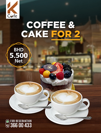 Coffee & Cake For 2 – K Café